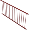 Safety fence panel | Fence panel | Center spacing: 2000 mm | hot-dip galvanizedand red coated